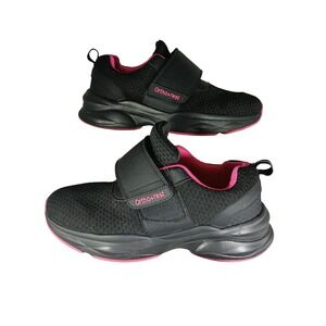 Ortho Rest Womens Black Pink Hook Loop Athletic‎ Sneakers Shoes Size 9